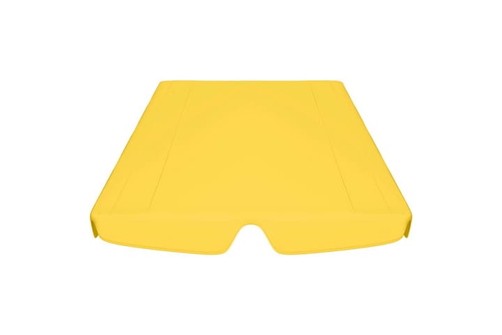 Vaihtokatos puutarhakeinuun keltainen 226x186 cm 270 g/m² - Keltainen - Puutarhakalusteet - Sohvat & penkit - Pihakeinut
