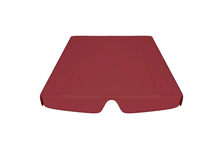 Vaihtokatos puutarhakeinuun viininpunainen 226x186 cm - Punainen - Puutarhakalusteet - Sohvat & penkit - Pihakeinut