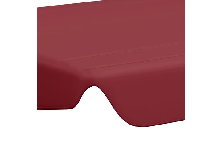Vaihtokatos puutarhakeinuun viininpunainen 226x186 cm - Punainen - Puutarhakalusteet - Sohvat & penkit - Pihakeinut