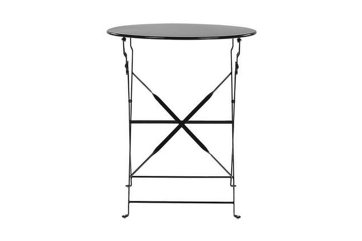 Parvekesarja Alatri 60 cm + 2 tuolia - Musta - Puutarhakalusteet - Ulkoryhmä - Cafe-ryhmä