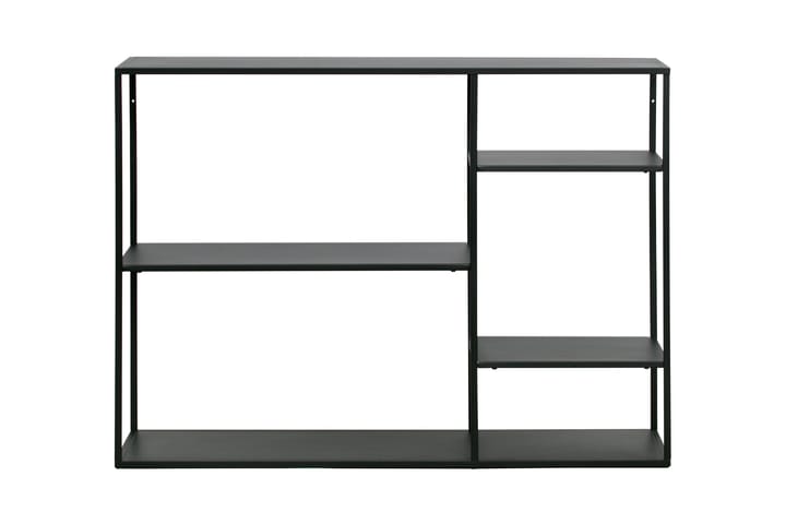 Apupöytä Yesim 120 cm - Musta Metalli - Säilytys - Hyllyt - Hyllyjärjestelmä