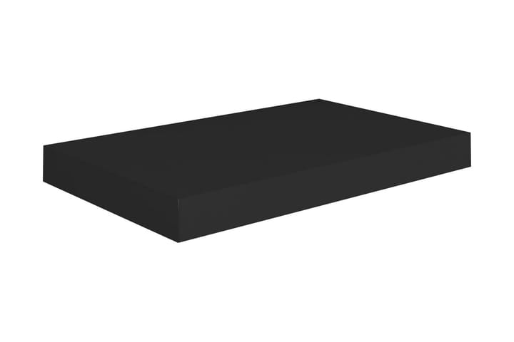 Kelluva seinähylly musta 40x23x3,8 cm MDF - Musta - Säilytys - Hylly