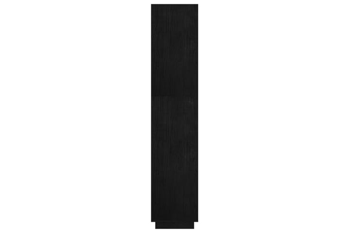 Kirjahylly/tilanjakaja musta 60x35x167 cm täysi mänty - Musta - Säilytys - Hyllyt
