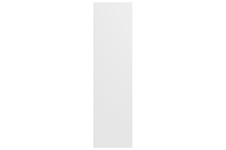 Kirjakaappi korkeakiilto valkoinen 36x30x143 cm lastulevy - Valkoinen - Säilytys - Hylly
