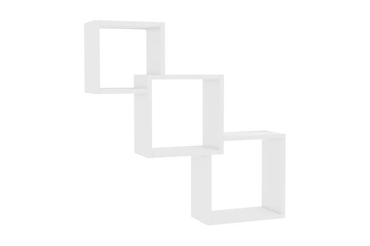 Kuutioseinähyllyt korkeakiilto valkoinen 84,5x15x27cm - Valkoinen - Kodintekstiilit & matot - Matto - Moderni matto - Nukkamatto