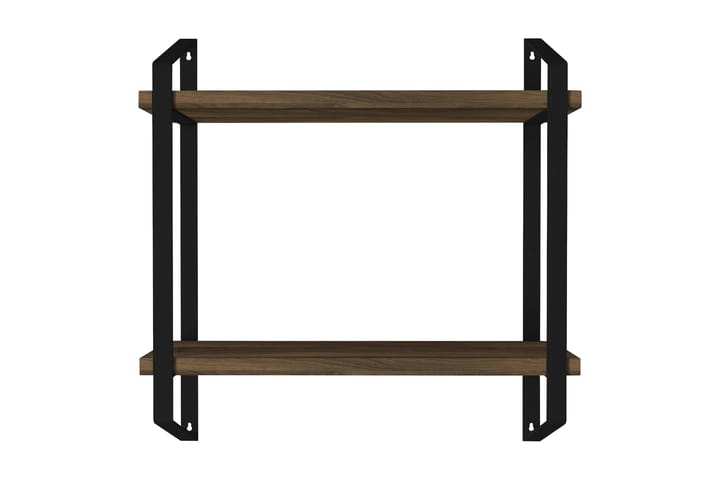 Seinähylly Bondsjö 45 cm - Ruskea/Musta - Huonekalut - Pöytä & ruokailuryhmä - Apupöytä & sivupöytä - Tarjotinpöytä & pikkupöytä