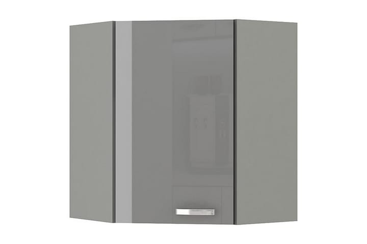 Grey Seinäkulmakaappi 59x31x71,5 cm - Säilytys - Kaappi - Säilytyskaappi