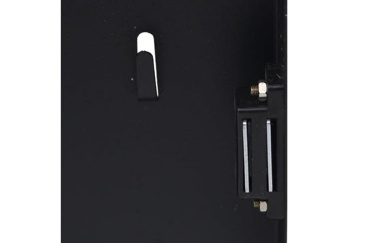 Magneettinen avainkaappi musta 35x35x5,5 cm - Musta - Säilytys - Kaappi - Säilytyskaappi - Avainkaappi