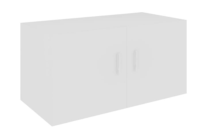 Seinäkaappi valkoinen 80x39x40 cm lastulevy - Valkoinen - Säilytys - Vaatesäilytys - Vaatekaappi