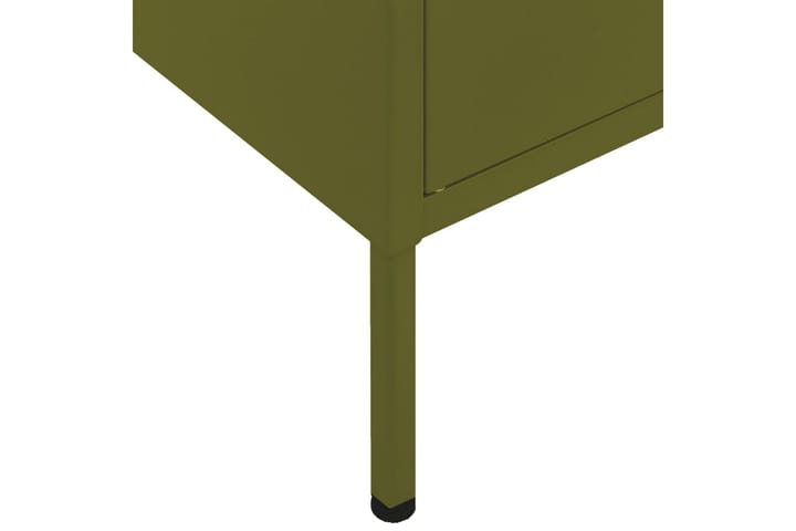 Varastokaappi oliivinvihreä 80x35x101,5 cm teräs - Säilytys - Kaappi - Säilytyskaappi