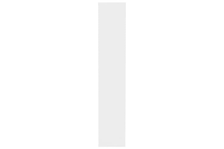 Kenkäkaappi korkeakiilto valkoinen 54x34x183 cm lastulevy - Valkoinen - Säilytys - Kenkäsäilytys