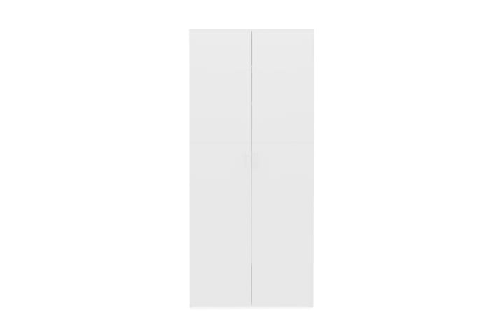 Kenkäkaappi valkoinen 80x35,5x180 cm lastulevy - Valkoinen - Säilytys - Kenkäsäilytys