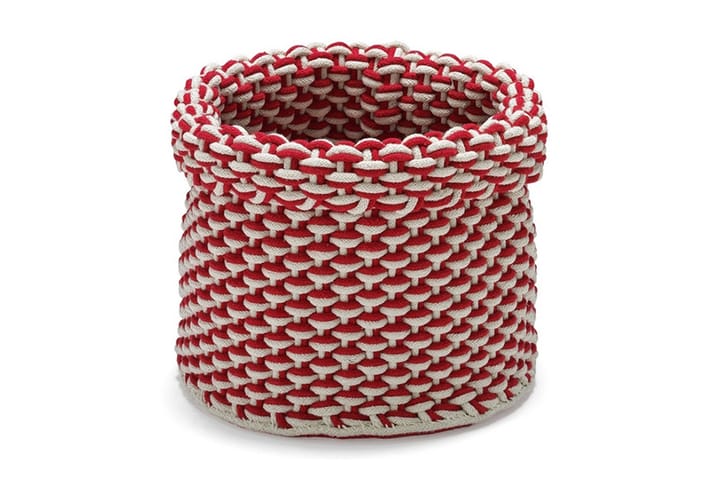Säilytyskori Etol Rope 35 cm - Punainen/L.väri - Sisustustuotteet - Tilanjakajat & sermit