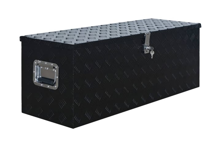 Alumiinilaatikko 1085x370x400 cm musta - Musta - Säilytys - Piensäilytys - Säilytyslaatikko