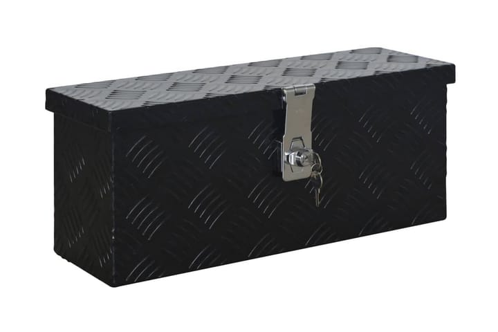 Alumiinilaatikko 485x140x200mm musta - Musta - Säilytys - Piensäilytys - Säilytyslaatikko - Laatikko