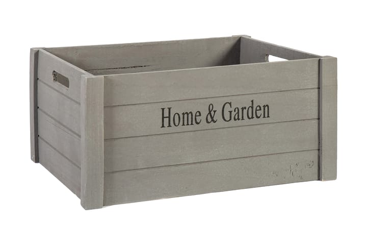 Puulaatikko Home&Garden-2 M Harmaa - Säilytys - Piensäilytys