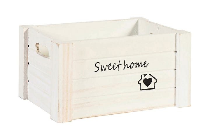 Puulaatikko Home&Garden-4 XS Valkoinen - Säilytys - Piensäilytys