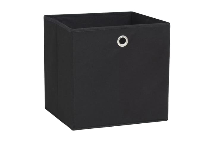 Säilytyslaatikot 10 kpl kuitukangas 32x32x32 cm musta - Musta - Säilytys - Piensäilytys - Säilytyslaatikko - Laatikko