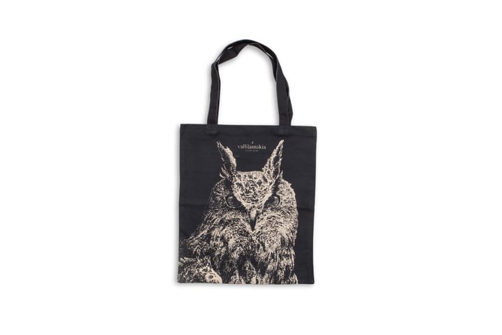 Kangaskassi Owl 43x50 cm Musta - Vallila - Säilytys - Piensäilytys - Säilytyspussi - Säilytyspussi vaatteille