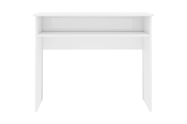 Työpöytä korkeakiilto valkoinen 90x50x74 cm lastulevy - Valkoinen - Säilytys - Säilytyskalusteet - Lipasto - Kirjoituslipasto