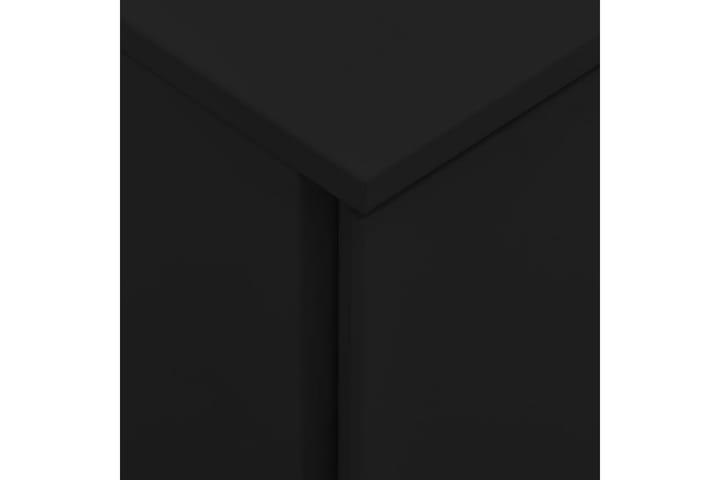 Arkistokaappi siirrettävä musta 39x45x60 cm teräs - Säilytys - Säilytyskalusteet - Lipasto - Laatikostot