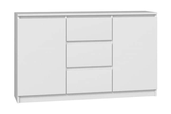 Lipasto Furana 120x40x97 cm 2 ovea + 3 laatikkoa - Valkoinen - Säilytys - Säilytyskalusteet - Lipasto