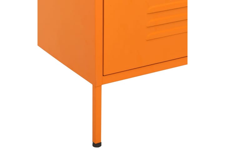 Lipasto oranssi 80x35x101,5 cm teräs - Säilytys - Säilytyskalusteet - Lipasto