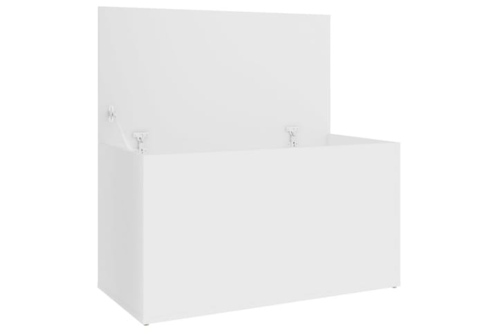 Säilytysarkku valkoinen 84x42x46 cm lastulevy - Sisustustuotteet - Seinäkoristeet - Kellot