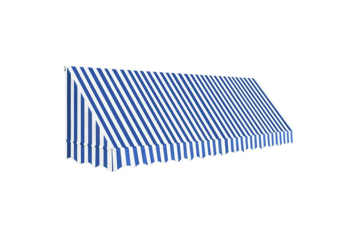 Bistromarkiisi 400 x 120 cm sininen ja valkoinen - Sininen - Säilytys - Säilytyskalusteet - Senkki
