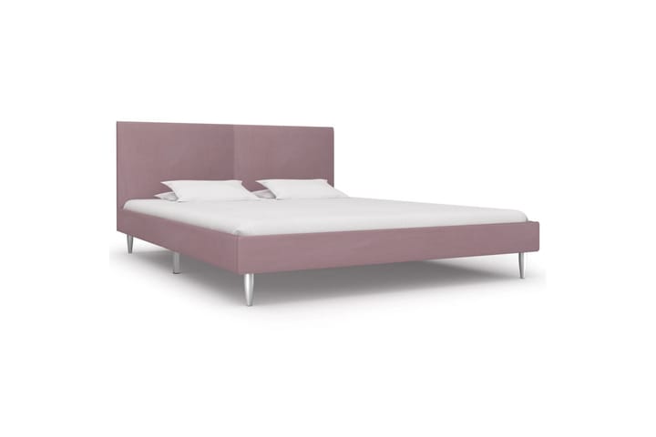 Sängynrunko vaaleanpunainen kangas 150x200 cm - Pinkki - Huonekalut - Sänky - Sänkykehikot & sängynrungot