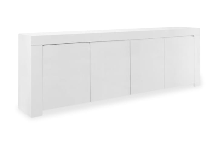 Senkki Salerno 210 cm 4 ovea - Valkoinen Korkeakiilto - Kodintekstiilit - Matot - Isot matot