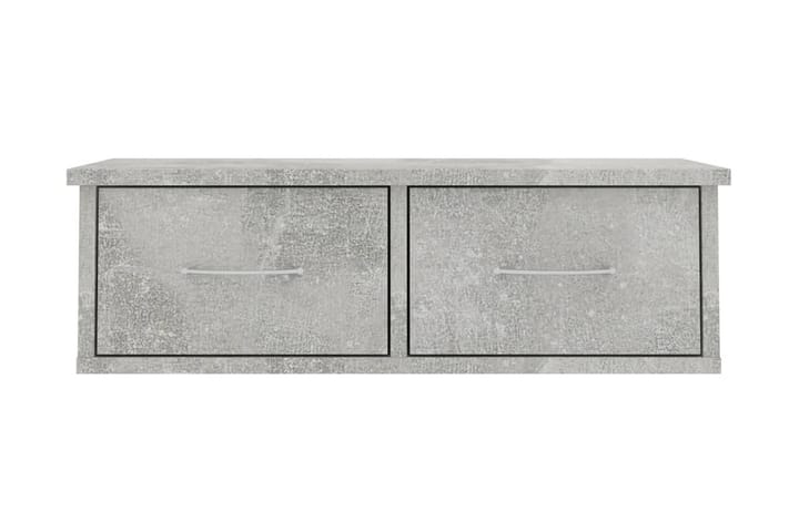 Seinälaatikkohylly betoninharmaa 60x26x18,5 cm lastulevy - Harmaa - Säilytys - Seinäsäilytys