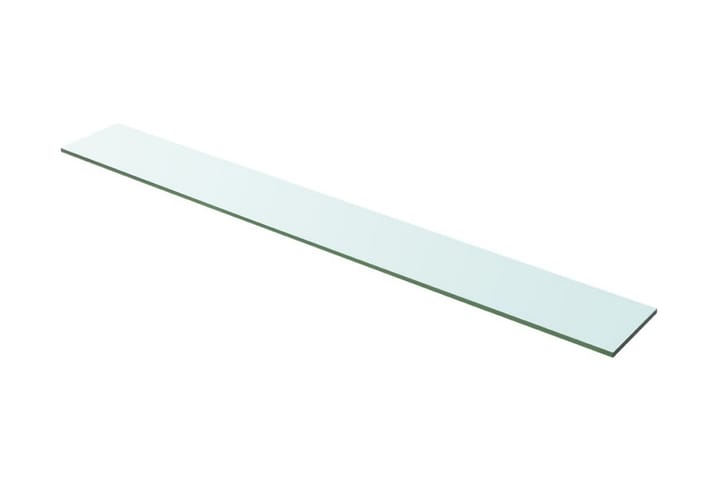 Hyllyt 2 kpl kirkas lasi 100x12 cm - Säilytys - Vaatesäilytys - Vaatekaappi - Vaatekaapin hyllyjärjestelmät - Vaatekaapin hyllytaso
