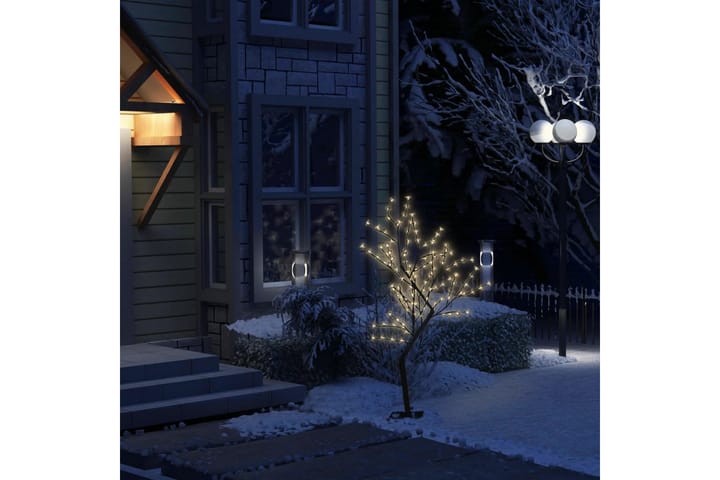 Joulukuusi 128 lämpimän valkoista LED-valoa 120cm - Talo & remontointi - Näkösuojat & aitaukset - Aita - Puuaita