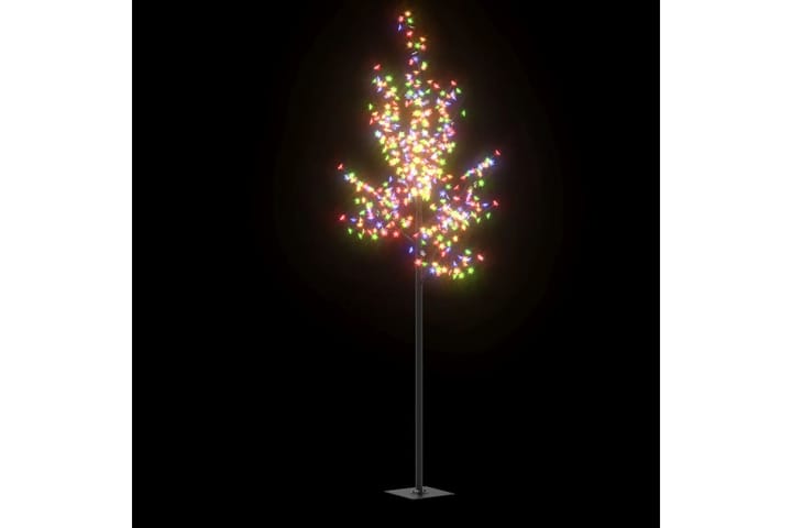 Joulukuusi 220 värikästä LED-valoa kirsikankukka 220 cm - Musta - Sisustustuotteet - Joulukoristeet & juhlakoristeet - Joulukoristeet - Tekokuusi