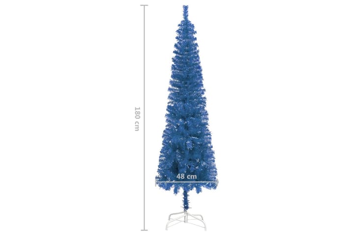 Ohut joulukuusi sininen 180 cm - Sisustustuotteet - Joulukoristeet & juhlakoristeet - Joulukoristeet - Tekokuusi