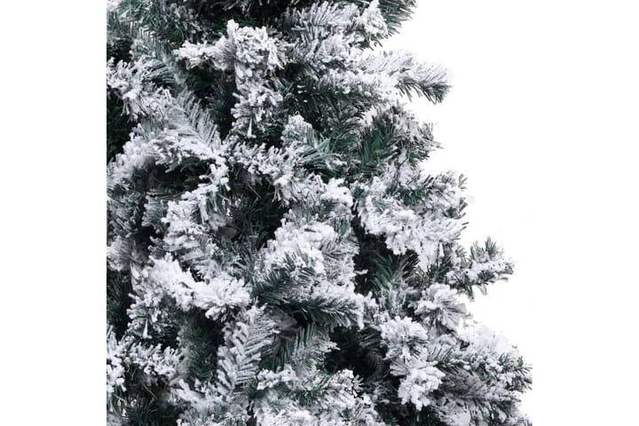Tekojoulukuusi lumihuurteella vihreä 150 cm PVC - Sisustustuotteet - Joulukoristeet & juhlakoristeet - Joulukoristeet - Tekokuusi