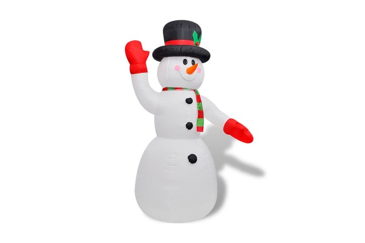 Ilmatäytteinen lumiukko 240 cm - Valkoinen - Sisustustuotteet - Joulukoristeet & juhlakoristeet - Joulukoristeet