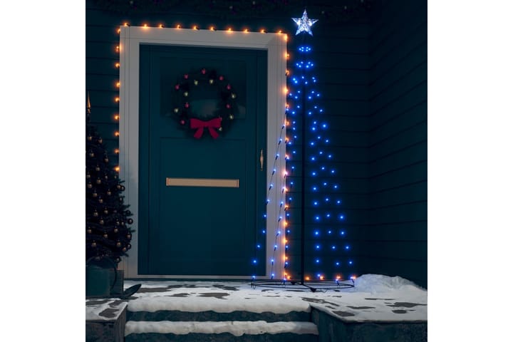 Kartio joulukuusi 100 sinistä LEDiä 70x180 cm - Sisustustuotteet - Joulukoristeet & juhlakoristeet - Joulukoristeet