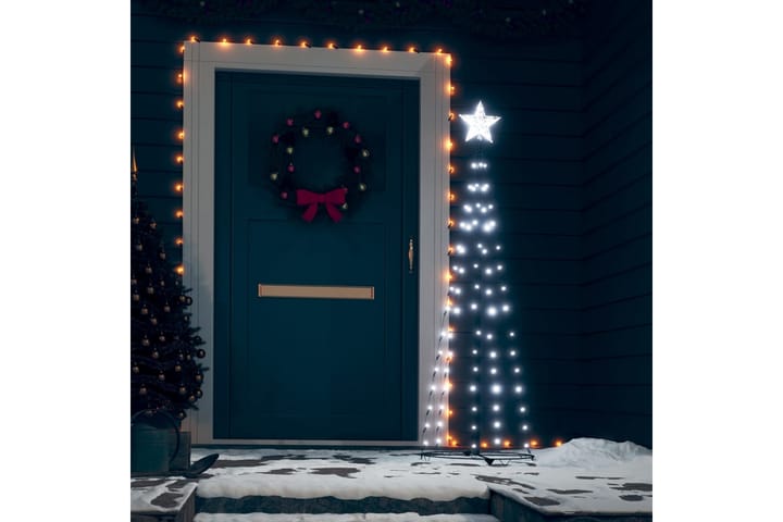 Kartio joulukuusi 70 kylmän valkoista LEDiä 50x120 cm - Sisustustuotteet - Joulukoristeet & juhlakoristeet - Joulukoristeet