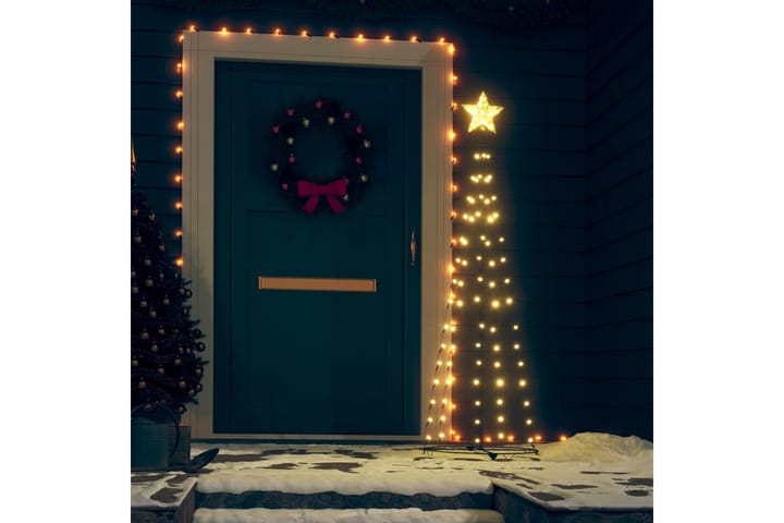 Kartio joulukuusi 70 lämpimän valkoista LEDiä 50x120 cm - Sisustustuotteet - Joulukoristeet & juhlakoristeet - Joulukoristeet