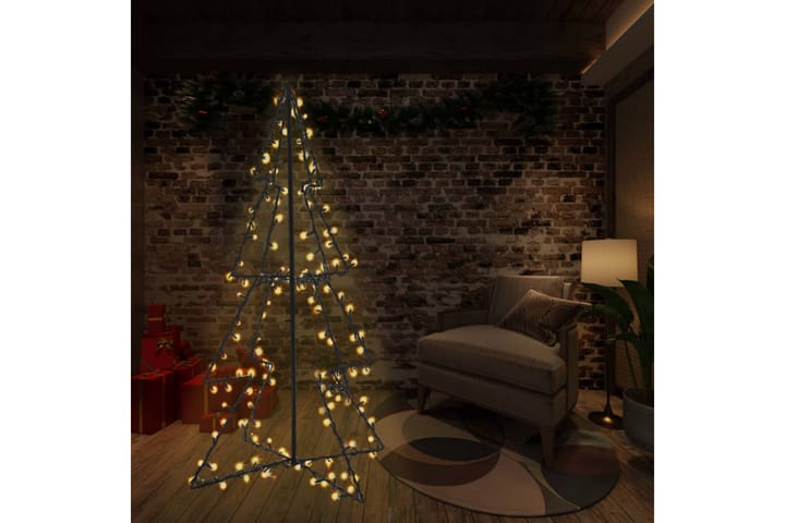 Kartionmallinen joulukuusi 240 LEDiä sisä/ulkokäyttö 115x150 - Valkoinen - Sisustustuotteet - Joulukoristeet & juhlakoristeet - Joulukoristeet