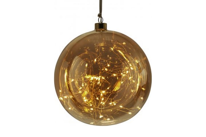 Lasipallo Glow 20 cm LED Meripihka - Star Trading - Sisustustuotteet - Joulukoristeet & juhlakoristeet - Joulukoristeet - Joulukuusen koristeet
