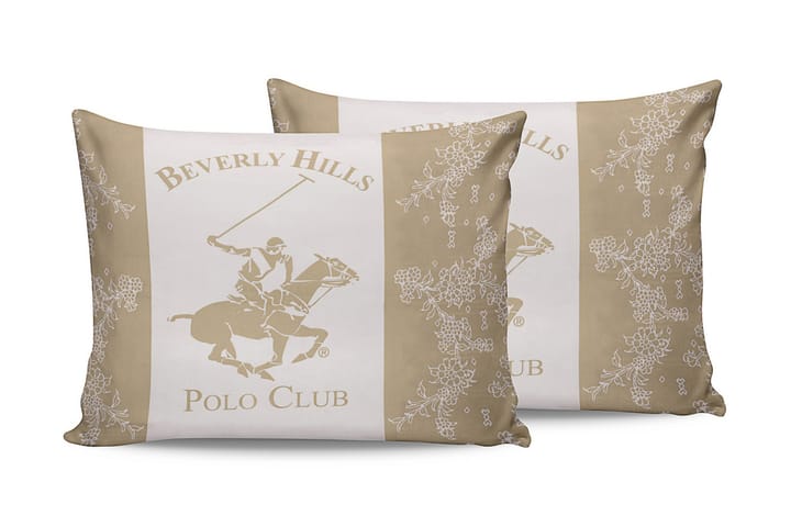 Tyynyliina Beverly Hills Polo Club 50x70 cm 2-pak - Kerma/Valkoinen - Sisustustuotteet - Matot - Pienet matot