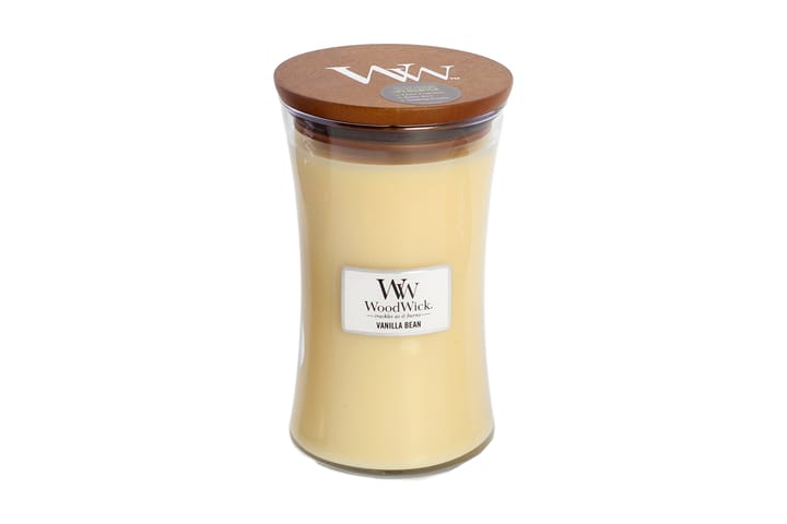 Tuoksukynttilä Large Vanilla Bean CREME - WoodWick - Sisustustuotteet - Sisustusesineet