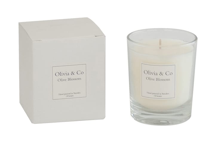 Tuoksukynttilä Olive Blossom - Olivia & Co - Sisustustuotteet - Sisustusesineet - Kynttilät ja huonetuoksut