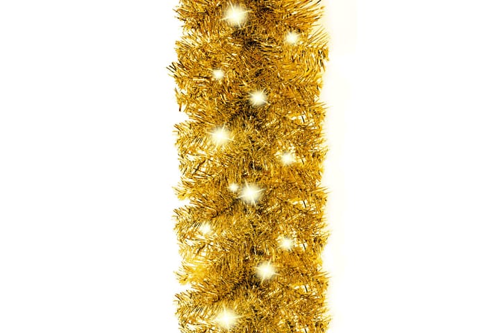 Jouluköynnös LED-valoilla 5 m kulta - Kulta - Sisustustuotteet - Sisustusesineet
