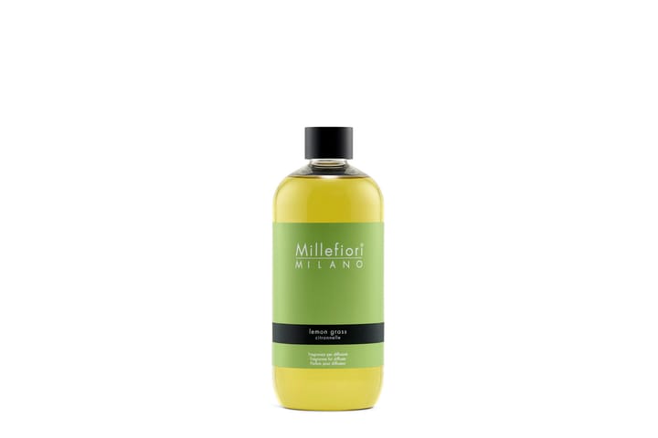 Tuoksupuikot Natural Täyttöpakkaus 500ml Lemon Grass - Millefiori Milano - Sisustustuotteet - Kynttilä & tuoksut - Huonetuoksu & ilmanraikastaja - Tuoksutikku