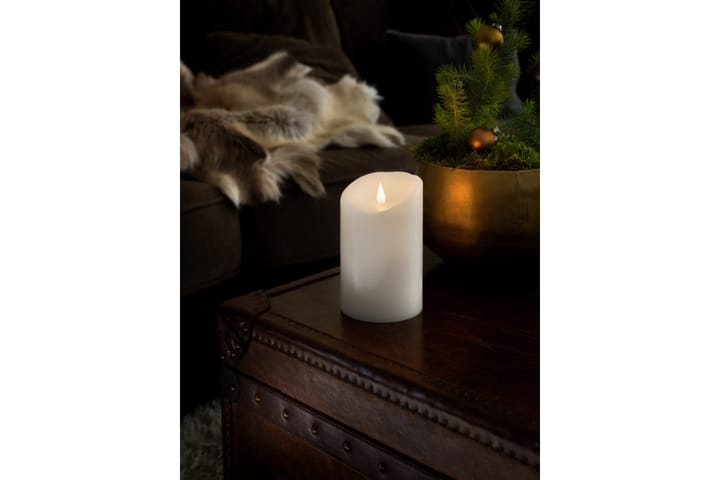 Vahakynttilä 10,2x15,2 cm LED Valkoinen - Konstsmide - Sisustustuotteet - Kynttilät ja tuoksut - LED-kynttilä