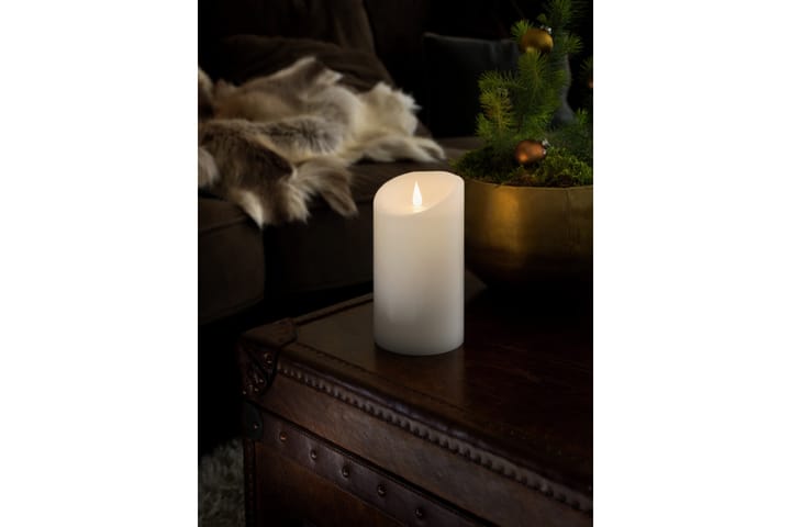 Vahakynttilä 10,2x17,8 cm LED Valkoinen - Konstsmide - Sisustustuotteet - Kynttilät ja tuoksut - LED-kynttilä